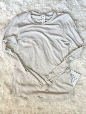 lululemon Hold Tight Long Sleeve - Color Bone